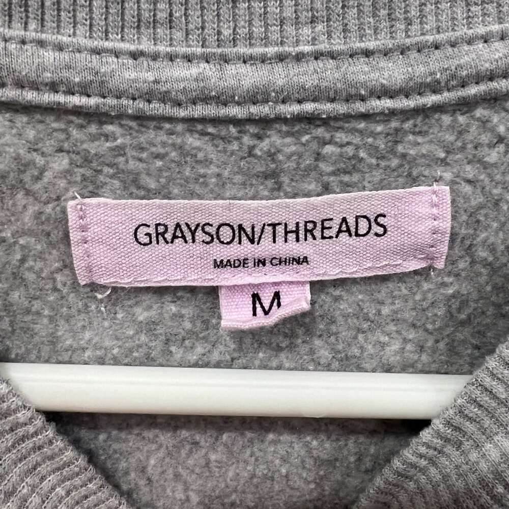 Grayson Threads Gray Aspen Oversized Sweatshirt S… - image 5